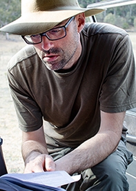 Terry in the field